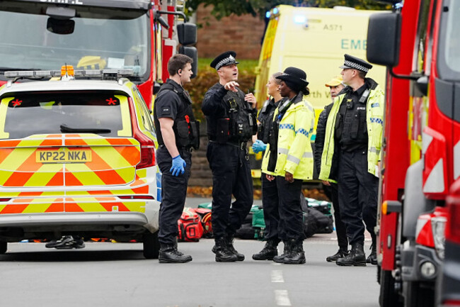 emergency-services-at-the-scene-of-an-incident-at-heaton-park-hebrew-congregation-synagogue-in-crumpsall-manchester-where-police-have-shot-a-suspect-after-several-people-were-stabbed-and-a-car-was-d
