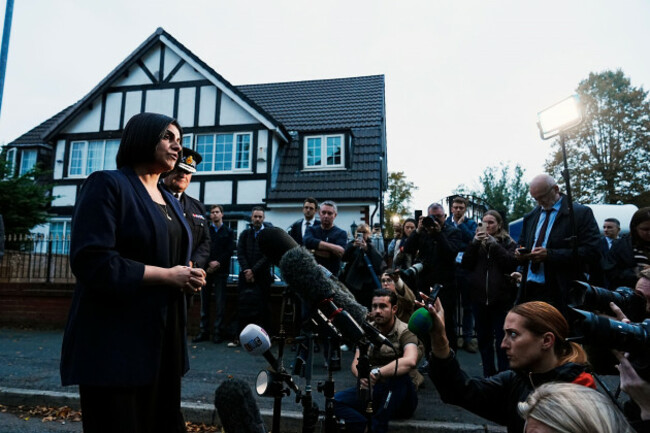 home-secretary-shabana-mahmood-speaking-during-a-press-conference-at-the-scene-near-heaton-park-hebrew-congregation-synagogue-in-crumpsall-manchester-where-two-people-died-in-a-suspected-terror-atta
