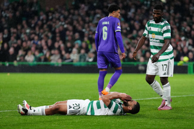 celtics-cameron-carter-vickers-reacts-during-the-uefa-europa-league-match-at-celtic-park-glasgow-picture-date-thursday-october-2-2025