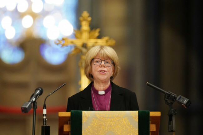 archbishop-of-canterbury-designate-dame-sarah-mullally-delivers-an-address-in-the-quire-of-canterbury-cathedral-in-kent-following-the-announcement-that-she-will-be-the-106th-archbishop-of-canterbury