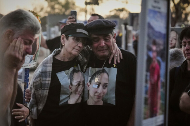 the-parents-of-shiran-slavin-visit-the-site-of-the-nova-music-festival-near-kibbutz-reim-southern-israel-where-she-and-another-hundreds-of-revelers-were-killed-and-abducted-by-hamas-and-taken-into-ga