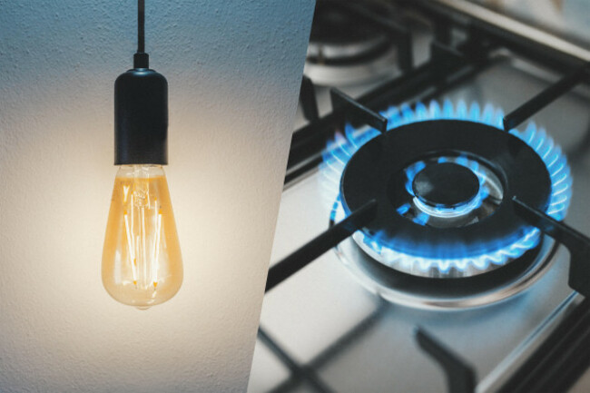 gas-stove-and-light-bulb-utility-bills-concept