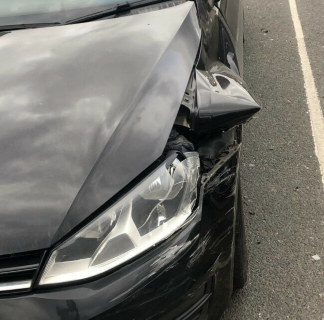 2025.03.06 damage to car - left scene