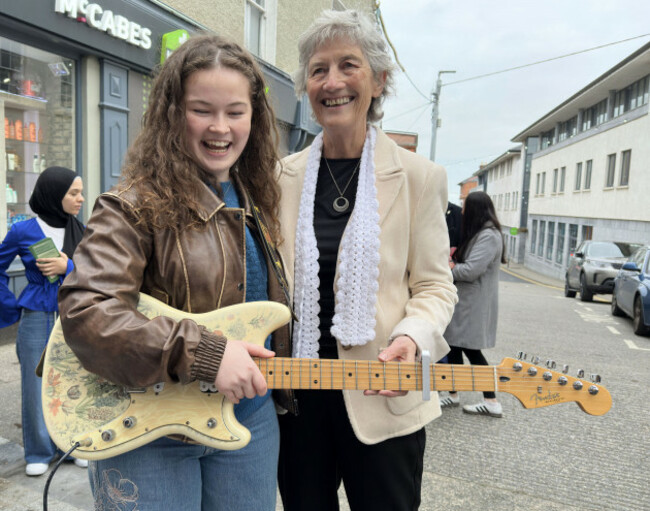 961Catherine Connolly canvassing in Wexford Town_90735883