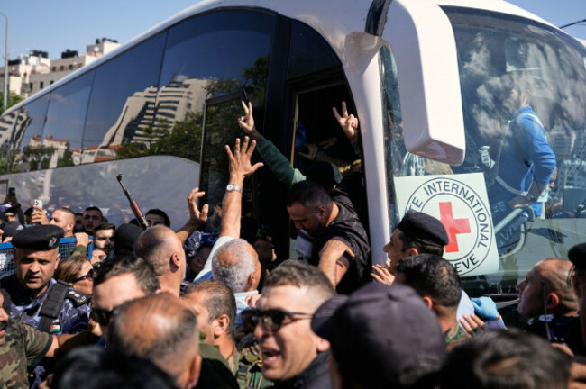 palestinian-prisoner-make-the-victory-sign-after-being-released-from-an-israeli-prison-as-part-of-a-ceasefire-deal-between-israel-and-hamas-upon-their-arrival-in-the-west-bank-city-of-ramallah-monda