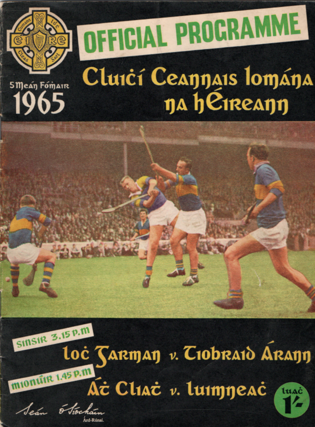All-Ireland Hurling 1965 (1)