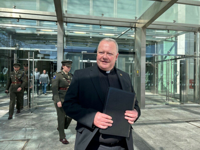 fr-paul-murphy-outside-the-central-criminal-court-in-dublin-after-giving-a-victim-impact-statement-in-a-sentencing-hearing-for-a-boy-who-stabbed-him-picture-date-thursday-april-10-2025