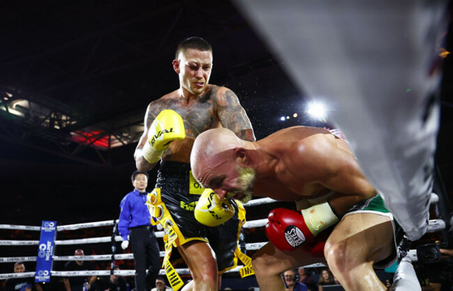 brisbane-australia-18th-sep-2025-liam-paro-in-action-with-david-papot-during-their-ibf-welterweight-eliminator-at-pat-rafter-arena-in-brisbane-thursday-september-18-2025-aap-imagejason-obri