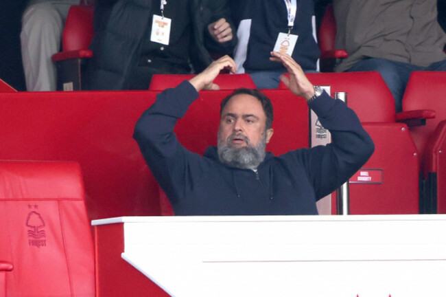 nottingham-uk-18th-oct-2025-evangelos-marinakis-owner-of-nottingham-forest-at-the-nottingham-forest-v-chelsea-epl-match-at-the-city-ground-nottingham-notts-credit-paul-marriottalamy-live