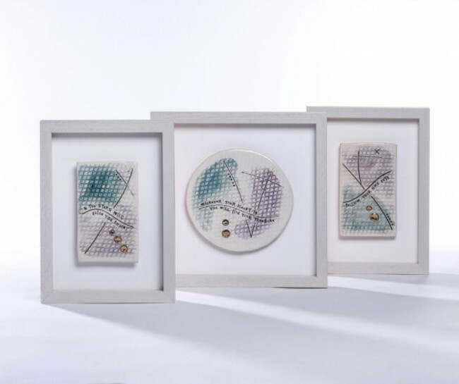 Sarah McKenna Ceramics  Compass Collection & the stars will guide you home  wherever your heart is you will find your treasure  follow your own path  RRP &euro;110 - 160