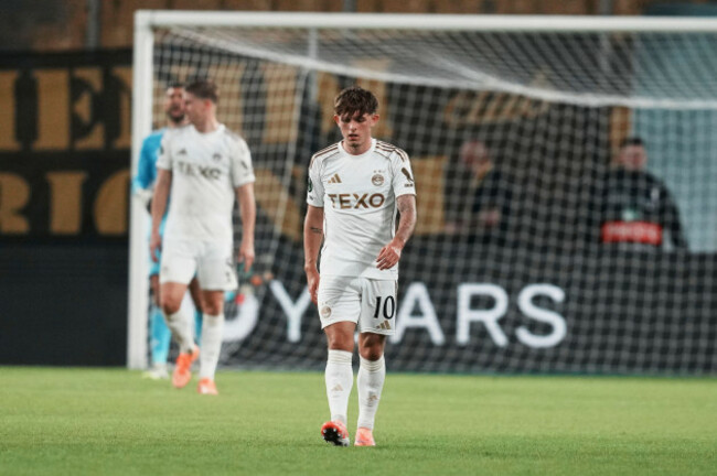 aberdeens-leighton-clarkson-walks-on-the-pitch-after-aek-score-the-fifth-goal-against-his-team-during-the-conference-league-opening-phase-soccer-match-between-aek-athens-and-aberdeen-in-athens-greec