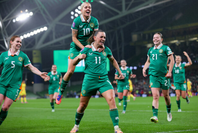 katie-mccabe-celebrates-scoring-her-third-goal-with-denise-osullivan