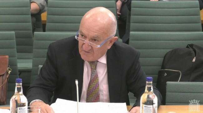 screen-grab-of-retired-co-founder-of-paddy-power-stewart-kenny-appearing-before-the-treasury-committee-for-a-hearing-on-budget-2025-at-the-house-of-commons-london-picture-date-tuesday-october-28