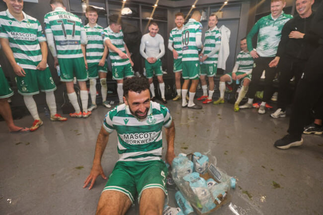 roberto-lopes-celebrates-winning-the-league-title-in-the-dressing-room-after-the-match