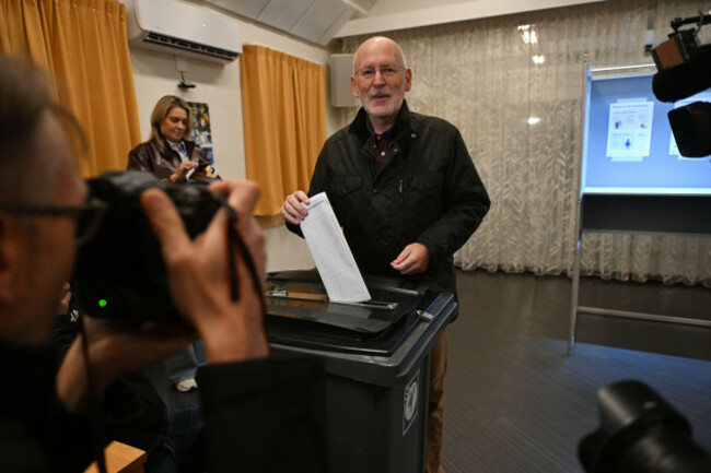 frans-timmermans-of-the-center-left-two-party-bloc-of-labor-party-and-green-left-casts-his-vote-at-a-polling-station-during-general-elections-in-maastricht-netherlands-wednesday-oct-29-2025-a