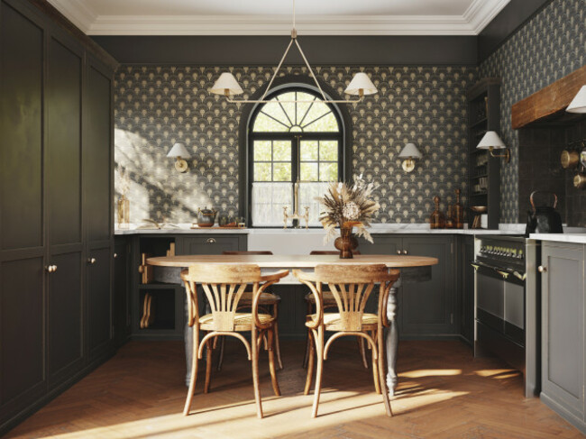 DIVINE-SAVAGES-DECO-MARTINI-'SMOKEY-GOLD'-WALLPAPER-KITCHEN-INTERIOR-LANDSCAPE-1