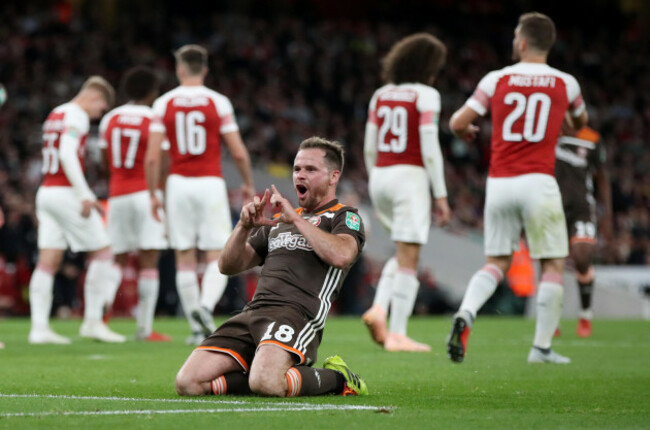 brentfords-alan-judge-celebrates-scoring-his-sides-first-goal-of-the-game-during-the-carabao-cup-third-round-match-at-the-emirates-stadium-london
