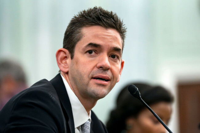 washington-united-states-09th-apr-2025-jared-isaacman-president-donald-trumps-nominee-to-be-administrator-of-the-national-aeronautics-and-space-administration-nasa-speaks-during-a-senate-comm