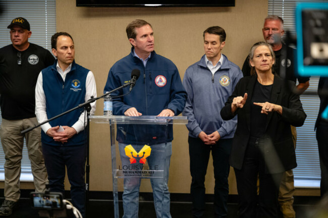kentucky-governor-andy-beshear-speaks-about-the-crash-of-ups-flight-2976-during-a-press-conference-at-louisville-regional-airport-authority-in-louisville-muhammad-ali-international-airport-on-wednesda