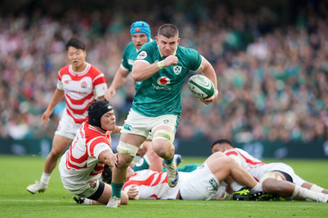 irelands-nick-timoney-runs-in-to-score-a-try-during-the-quilter-nations-series-match-at-the-aviva-stadium-dublin-picture-date-saturday-november-8-2025