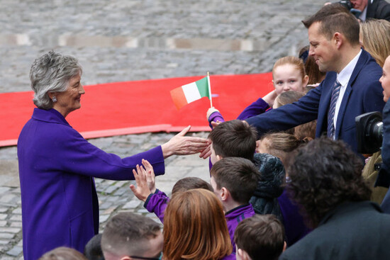 irelands-new-elected-president-catherine-connolly-meets-members-of-the-public-after-reviewing-the-guard-of-honour-during-the-inauguration-ceremony-in-dublin-tuesday-nov-11-2025-ap-photopeter-mo