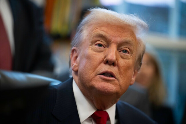 washington-united-states-of-america-10th-nov-2025-united-states-president-donald-j-trump-speaks-to-members-of-the-media-during-a-swearing-in-ceremony-for-sergio-gor-us-ambassador-to-india-in-the