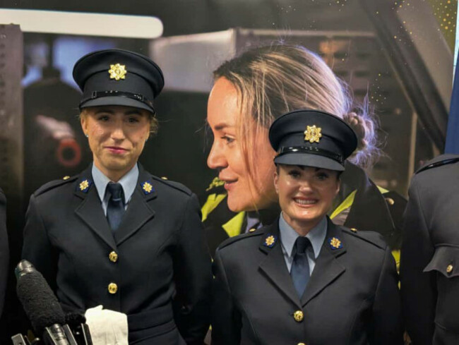 garda-amy-ni-riada-left-and-kristina-courtney-during-graduation-at-templemore-garda-college-co-tipperary-garda-amy-ni-riada-was-eager-to-get-stuck-in-after-trading-in-a-career-in-the-media-to-j