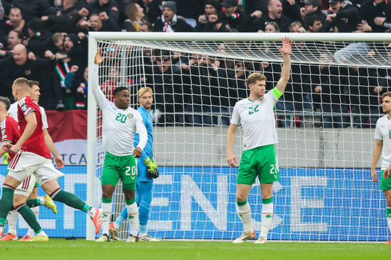 chiedozie-ogbene-and-nathan-collins-appeal-for-offside-after-hungarys-daniel-lukacs-scores-a-goal