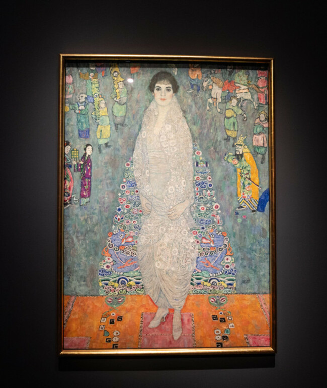 painting-by-gustav-klimt-bildnis-elisabeth-lederer-portrait-of-elisabeth-lederer-on-display-at-sothebys-auction-house-new-global-headquarters-on-madison-avenue-in-the-marcel-breuer-building-in-ne