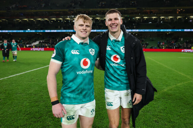 tommy-obrien-and-sam-prendergast-celebrate-after-the-game