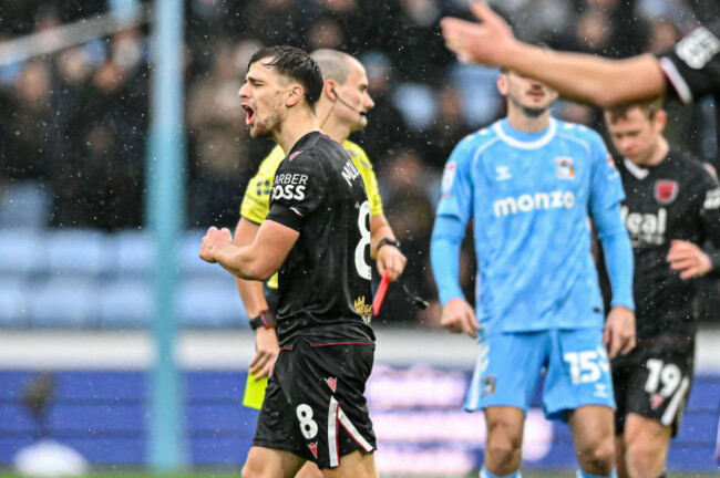 jayson-molumby-8-west-bromwich-albion-red-card-from-referee-andrew-kitchen-match-referee-during-the-sky-bet-championship-match-between-coventry-city-and-west-bromwich-albion-at-the-coventry-buildi