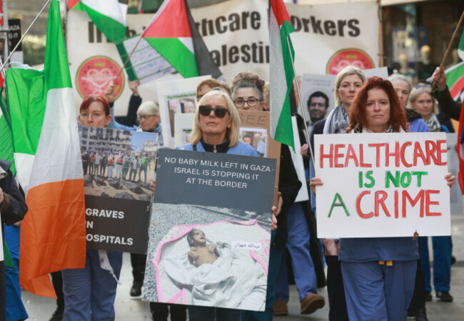 Healthcare Gaza protest-11_90738377