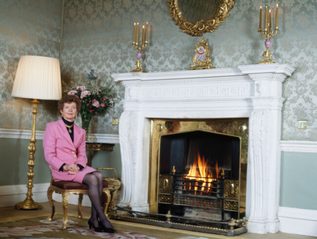 personalities-president-mary-robinson-editorial-use-only