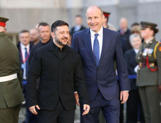taoiseach-micheal-martin-welcomes-ukrainian-president-volodymyr-zelensky-to-the-government-buildings-in-dublin-during-his-visit-to-ireland-picture-date-tuesday-december-2-2025
