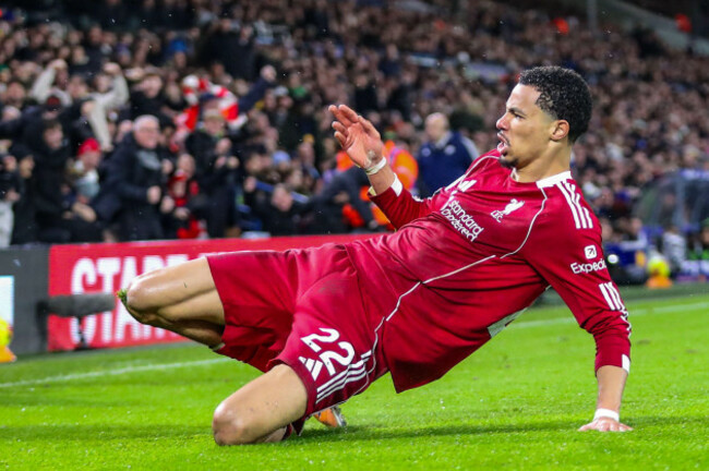 leeds-uk-06th-dec-2025-hugo-ekitike-of-liverpool-scores-a-goal-0-2-and-celebrates-during-the-leeds-united-v-liverpool-premier-league-match-at-elland-road-leeds-england-on-6-december-2025-credit