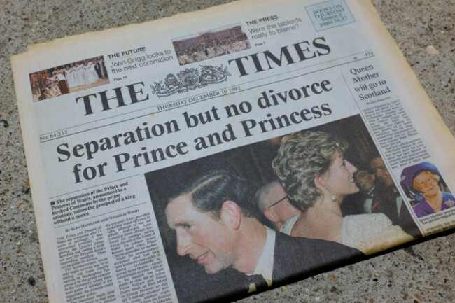 a-report-by-the-times-on-10th-december-1992-on-the-separation-of-prince-charles-and-princess-diana
