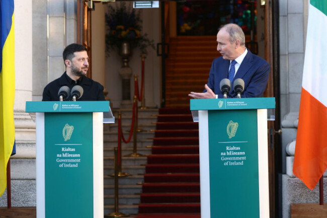 ukraine-president-volodymyr-zelenskyy-left-listens-to-the-irish-taoiseach-micheal-martin-as-they-hold-a-joint-news-conference-in-dublin-ireland-tuesday-dec-2-2025-ap-photopeter-morrison
