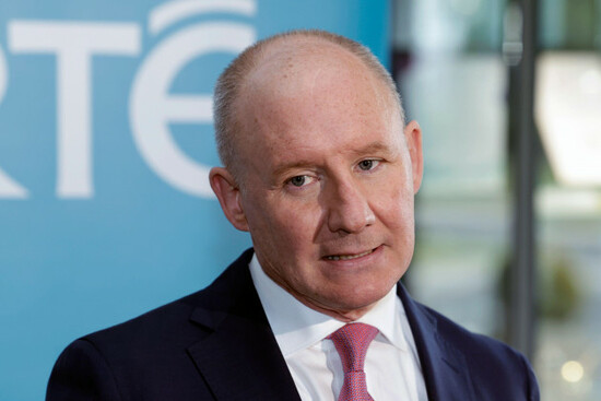 irish-presidential-candidate-fianna-fails-jim-gavin-speaking-to-media-after-a-debate-on-the-week-in-politics-at-rtes-studios-in-donnybrook-dublin-picture-date-sunday-october-5-2025