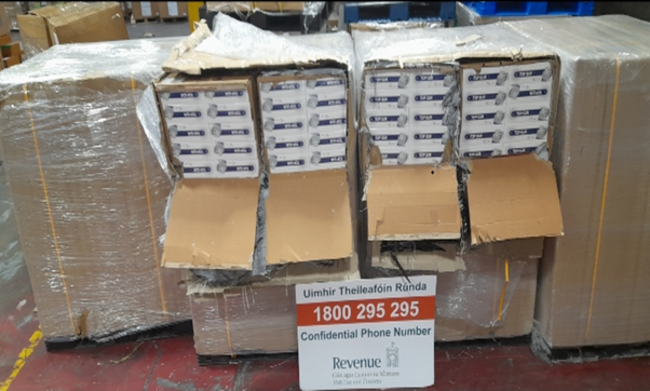 Image 1 - seized cigarettes