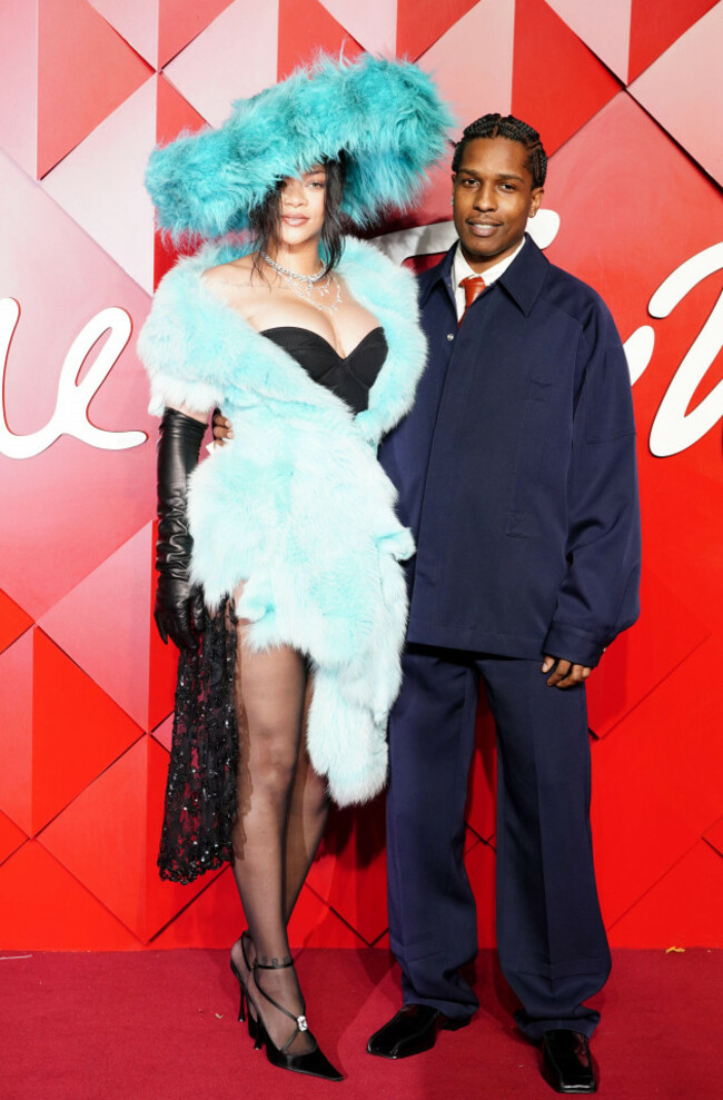 rihanna-left-and-asap-rocky-attend-the-fashion-awards-presented-by-the-british-fashion-council-at-the-royal-albert-hall-in-london-picture-date-monday-december-2-2024