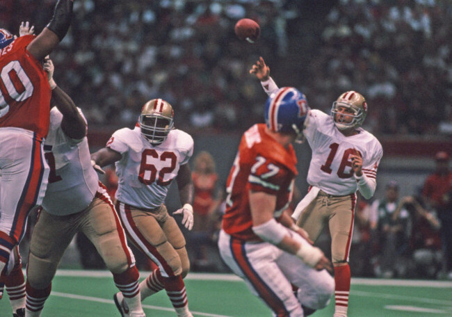 jan-28-1990-new-orleans-la-usa-nfl-football-super-bowl-xxiv-joe-montana-of-the-san-francisco-49ers-in-action-against-the-denver-broncos-at-the-superdome-the-49ers-won-55-10-and-montana-threw
