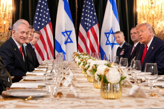 president-donald-trump-and-israels-prime-minister-benjamin-netanyahu-speak-before-a-luncheon-at-the-mar-a-lago-club-monday-dec-29-2025-in-palm-beach-fla-ap-photoalex-brandon