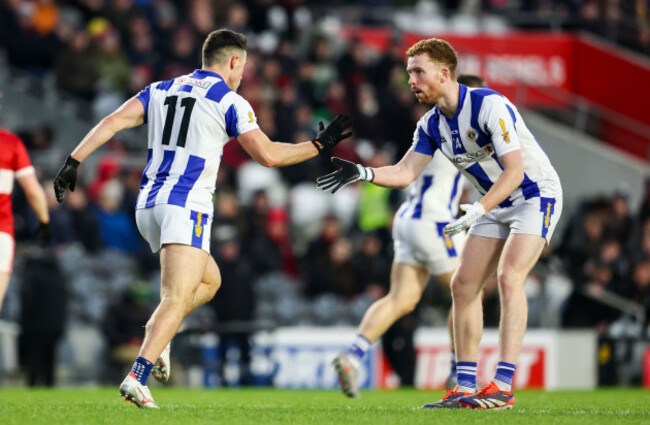 colm-basquel-celebrates-with-ryan-odwyer-after-scoring-a-goal