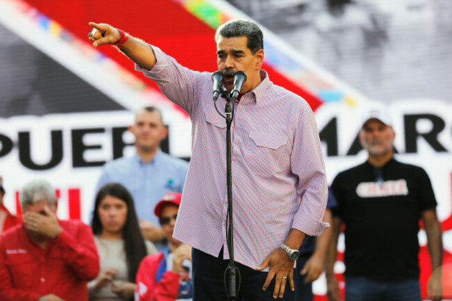 venezuelas-president-nicolas-maduro-addresses-government-supporters-during-a-rally-in-caracas-venezuela-thursday-feb-27-2025-the-day-after-u-s-president-donald-trump-announced-the-termination