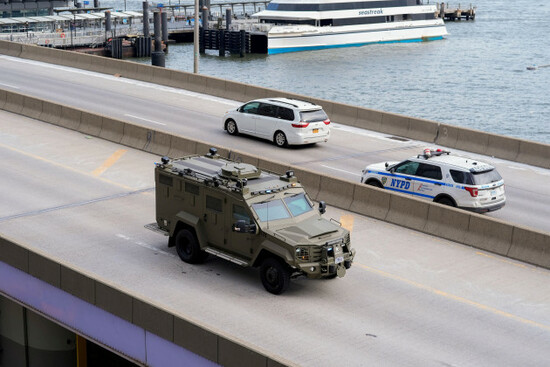 an-armored-vehicle-makes-its-way-down-the-fdr-drive-after-leaving-manhattan-federal-court-where-venezuelan-president-nicolas-maduro-was-arraigned-with-his-wife-cilia-flores-monday-jan-5-2026-in-n