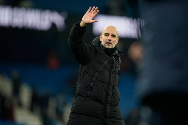 manchester-citys-head-coach-pep-guardiola-waves-fans-after-the-english-premier-league-soccer-match-between-manchester-city-and-chelsea-in-manchester-england-sunday-jan-4-2026-ap-photodave-tho