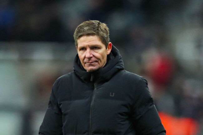newcastle-upon-tyne-uk-04th-jan-2026-oliver-glasner-manager-of-crystal-palace-dejected-after-defeat-during-the-newcastle-united-v-crystal-palace-premier-league-match-at-st-james-park-newcastle