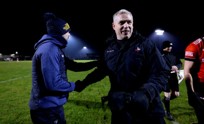 mark-mchugh-and-gavin-devlin-shake-hands-before-the-game