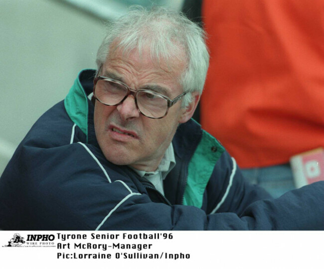 art-mcrory-manager-tyrone-senior-football-1996