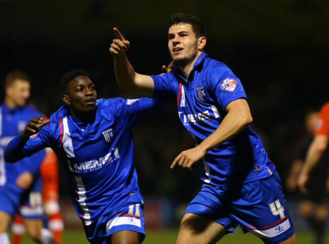 gillinghams-john-egan-right-celebrates-his-goal-and-the-second-for-his-side-with-jermaine-mcglashan-left